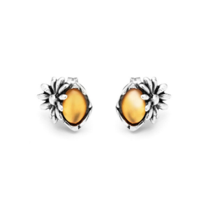 Yellow daisy small earrings Giovanni Raspini